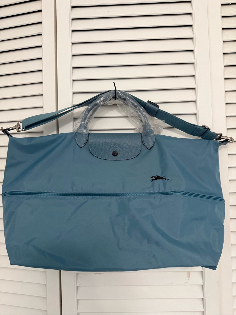 NWOT Longchamp Le Pliage Expandable Travel Bag - Picture 4 of 11